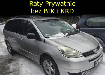 Toyota Sienna Raty Prywanie 8os Nowy Akumulator Benzyna+Gaz