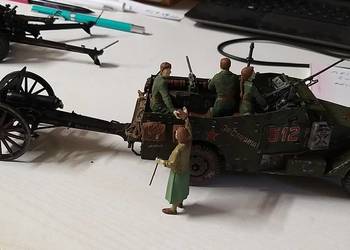 modele czołgów skala 1/35 sklejone i pomalowane