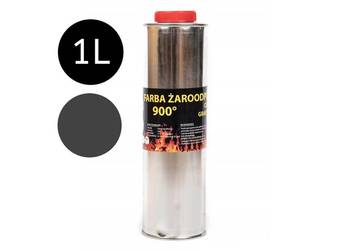 FARBA KOMINKOWA LAKIER ŻAROODPORNA DO KOMINKÓW 1L TRWAŁA