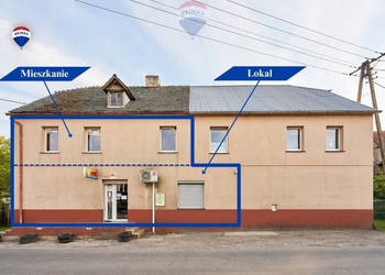 Na sprzedaż lokal usługowo - handlowy + mieszkanie
