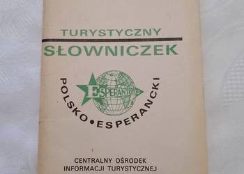Turystyczny SŁOWNICZEK polsko - esperancki, kieszonkowy język, esperanto