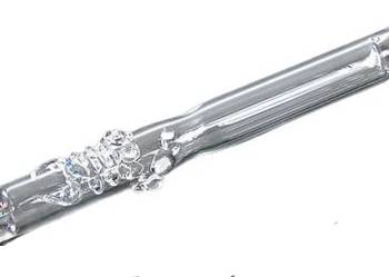 Szklana Fajka Krótka Z Motywem Skorpiona - 12 Cm