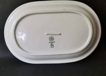 Stary duży talerz, półmisek porcelana kantynowa III Rzesza, Wehrmacht