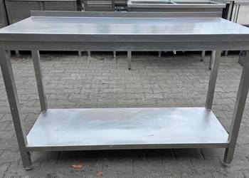 Stół Gastronomiczny z Półką - 135/60/85 cm - M.1381 N