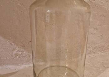 Szkło apteczne słoik butelka z korkiem szklanym laboratoryjne vintage nowe