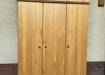 Szafa 3 drzwiowa z nadstawką garderoba bieliźniarka ikea regał półki