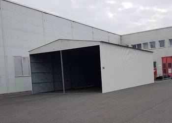 Blaszana hala 8×14m- biała