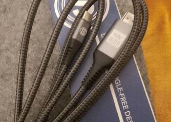 Kabel sweguard USB C na HDMI 4K 2M-Tkanina Nylo,