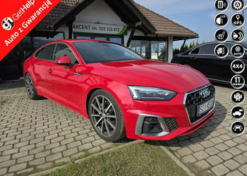 Audi A5 Sportback Quattro + S-Line + tylko 32770 km! F5 (2016-2024)