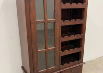 Stylowa Drewniana Witryna/winiarka na Wino i Nalewki