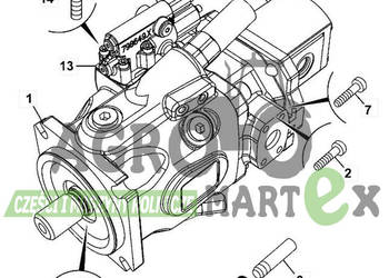 335/C8413, 335-C8413, 401/V1079, 401-V1079 ZAWÓR POMPY HYDR JCB