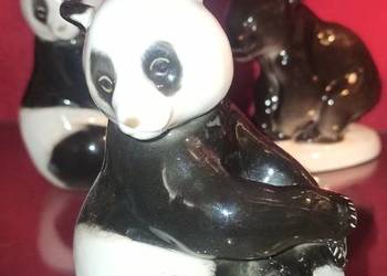 Figurka Panda Łomonosov. Siedząca na 4 łapkach