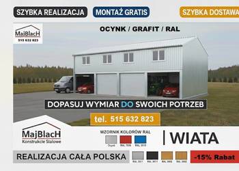 OCYNKOWANY/ Magazyn/Hala Garaż Blaszany - OCYNK  – Maj-Blach