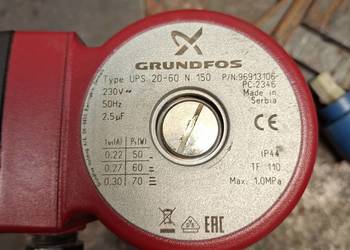 Pompa cyrkulacyjna Grundfos ups 20-60 n 150