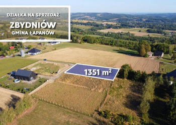 Widokowa działka BUDOWLANA | 1350 m² | Zbydniów