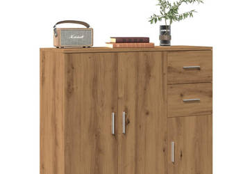 Szafka dąb artisan 91x295x75 cm materiał drewnopochodny WM-855907