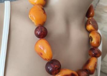 Naszyjnik Bursztyn Vintage