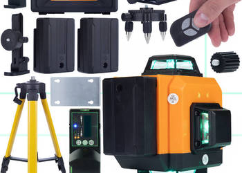 Poziomica Laserowa Rosfix Orange Tiger 16 Linii | Statyw 43-120 cm, Detekt…