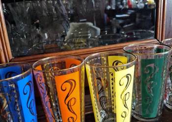 Szklanki ręcznie malowane