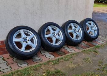 Koła Felgi 5x108 16 cali Ford Volvo Mazda, Opony letnie DOT2023, Stan bdb