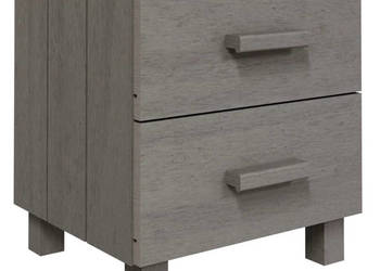 Szafka nocna HAMAR jasnoszara 40x35x445 cm drewno sosnowe WM-340407