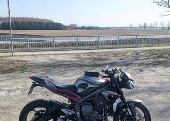 Triumph Street Triple 765 R, drugi właściciel, 118KM, 30tys km przebiegu