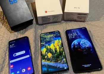Zestaw 3 telefonów - Huawei P30 Pro Xiaomi Mi11i Samsung Galaxy S8