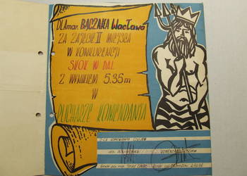 Stary Dyplom Marynarza marynarka wojenna PRL