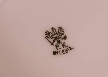 Talerzyki spodki porcelana Silesia