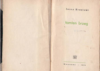(01403) TAMTEN BRZEG – JERZY KRASICKI