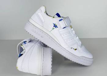 Adidas Forum Low J r.38 2/3 HP6245 białe sneakersy