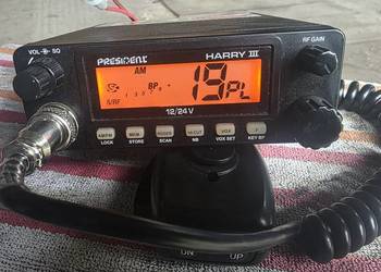 Zestaw Cb radio President Harry III ASC Vox 12/24 wysylka