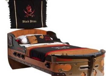 Łóżko statek piracki Cilek Black Pirate 90x190 – nowe łóżko dziecięce