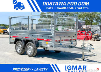 TEMARED PRAKTI 2612/2 nowa przyczepka dwuosiowa 264×126 cm DMC 750 kg