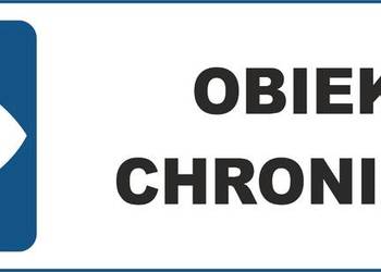 Naklejka obiekt chroniony NC022 300x100mm