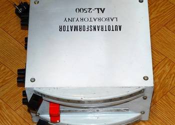 Autotransformator laboratoryjny INCO SOPOT AL-2500 0-250V, 10A, 2.5kVA, PRL