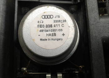 Głośnik ŚRODKOWY KONSOLI DESKI ROZDZIELCZEJ AUDI A4 B6 8E0035411C