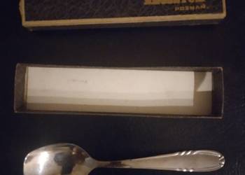 PRL Gerlach Łyżeczka Okolicznościowa Argentum Poznań 15 cm. PRL Gerlach Łyżeczka Okolicznościowa Argentum Poznań 15 cm.