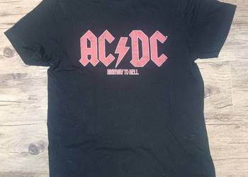 Czarna koszulka T-shirt AC/DC S-M Highway to Hell