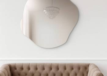 Dekoracyjne lustro o organicznym kształcie - CYRKON