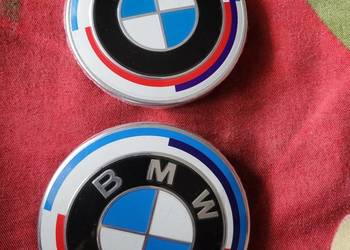Komplet nowych emblematów do BMW. 2 sztuki Przód+Tył