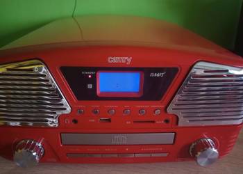 Camry CR 1134 Gramofon z CD/MP3/USB/SD z funkcją nagrywania czerwony