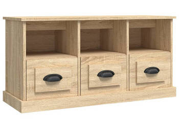 Szafka pod TV dąb sonoma 100x35x50cm materiał drewnopochodny WM-816291