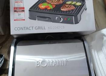 kontaktowy grill elektryczny Bomann KG 2242 CB o mocy maksymalnej 2000 W, z