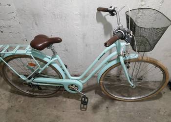 Sprawny rower miejski Decathlon damski, btwin elops 520