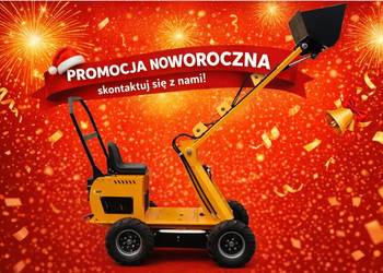 Nowa 2026 Mini Ładowarka kołowa z prostym ramieniem MS-L113FS JSB MINI