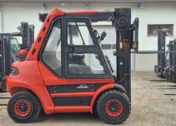 Wózek Widłowy Linde H60T - 2560 mth. - Triplex 5.70 m - 4 sekcje