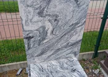 Pomnik pojedyńczy Wiscount White 180x80cm AMM GRANIT