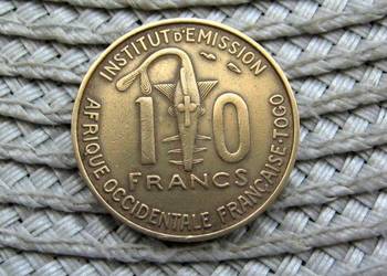 Francuska Afryka Zachodnia 10 Frank 1957r - TOGO