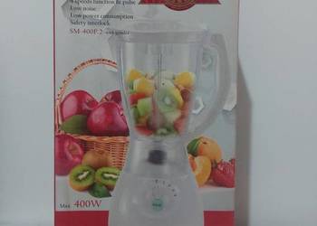 119 zł BLENDER KIELICHOWY 400W 1,5L  PLUS MŁYNEK DO MIELENIA ZIAREN